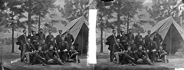 CIVIL WAR: GRADUATES, 1862. Members of the United States Military Academy class