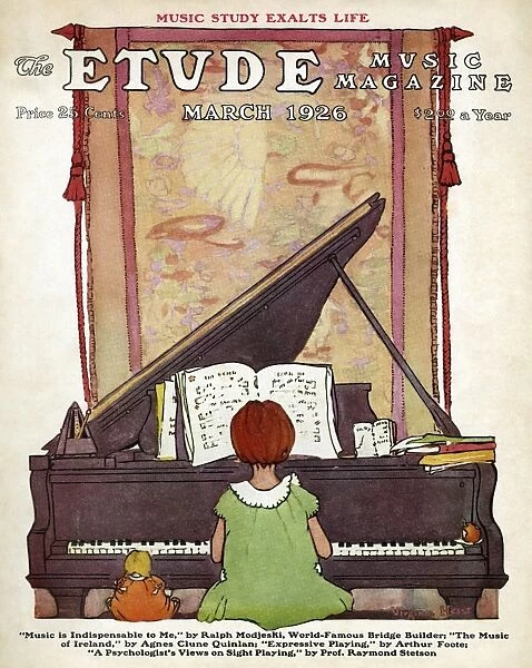 THE ETUDE MUSIC MAGAZINE. Front cover, March 1926