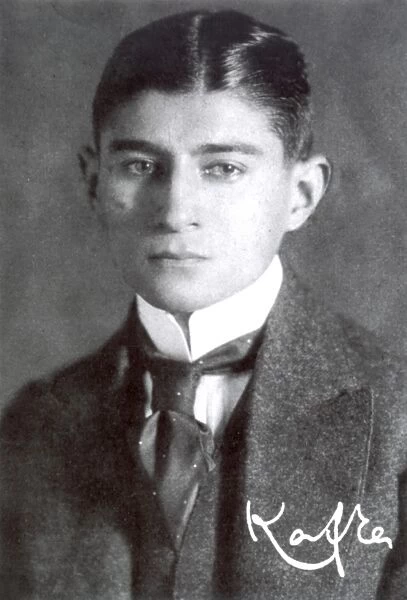 FRANZ KAFKA (1883-1924). Czech writer. Photographed c1910