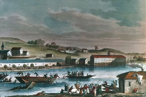 FRENCH REVOLUTION: VENDEE. Vendee insurgents, priests and plain suspects are drowned