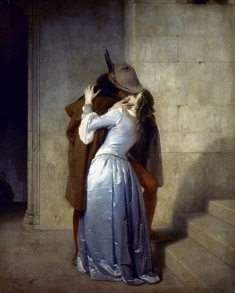 By Francesco Hayez Canvas Prints 16 by 20 The Kiss Gallery Wrapped 