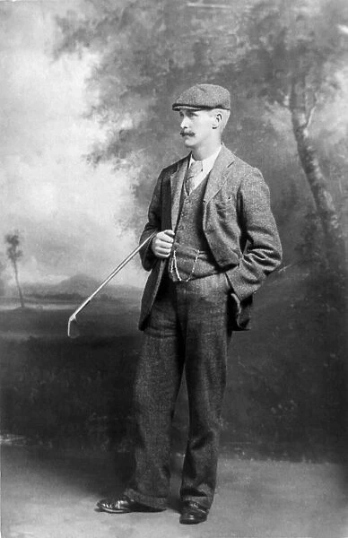 JOHN HENRY TAYLOR (1871-1963). English golfer. Photograph, early 20th century