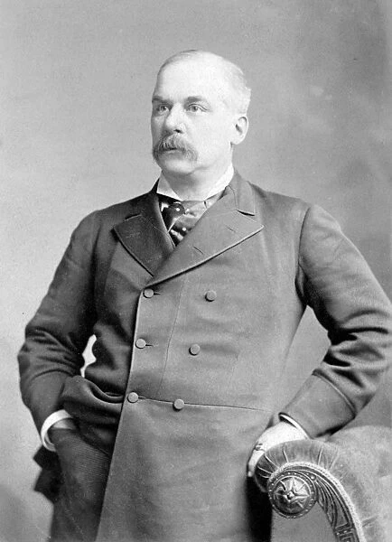 JOHN PIERPONT MORGAN (1837-1913). American banker and financier. Original cabinet photograph