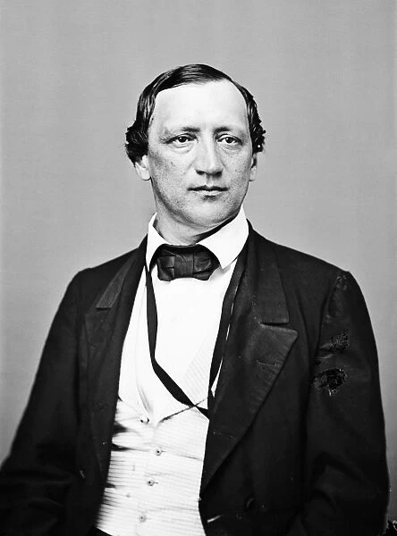 JOHN SNYDER CARLILE (1817-1878). Lawyer and Virginia senator during the American Civil War and secession of West Virginia. Photograph, c1860