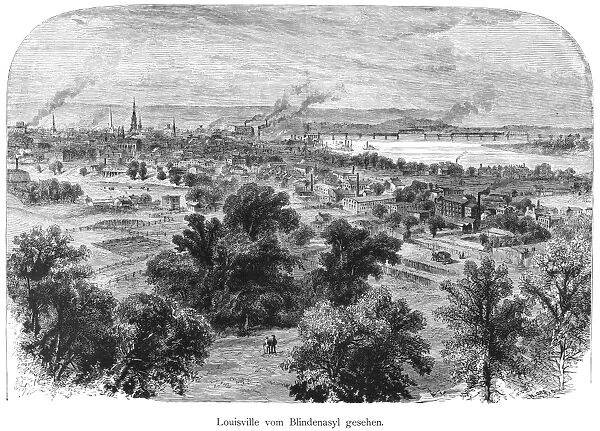 LOUISVILLE, c1870. Louisville, Kentucky available as Framed Prints