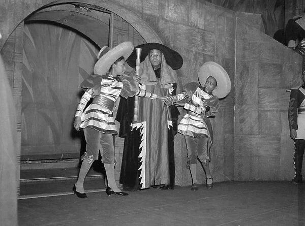 MACBETH, 1936. Cast members of the Federal Theatre Projects production of Macbeth