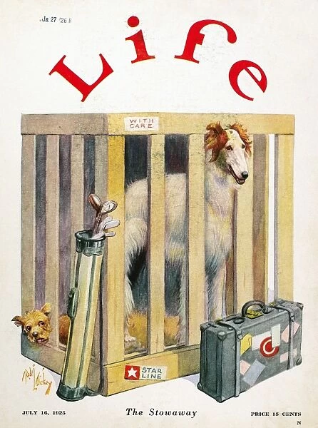 MAGAZINE: LIFE, 1925. Life magazine cover, 16 July 1925
