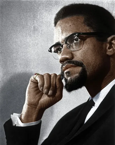 MALCOLM X (1925-1965). Originally Malcolm Little. American religious and political leader