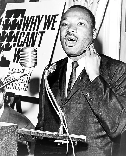 MARTIN LUTHER KING, JR. (1929-1968). American clergyman and civil rights leader