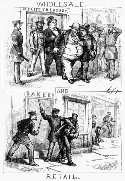 NAST: TWEED CARTOON. Wholesale and Retail. One of Thomas Nasts vitriolic attacks on William M