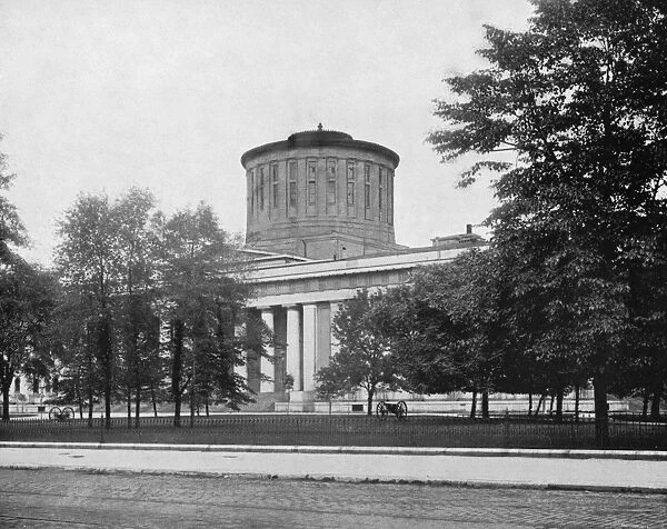 OHIO: STATEHOUSE, c1890. The Ohio Statehouse in Columbus, Ohio. Photograph, c1890
