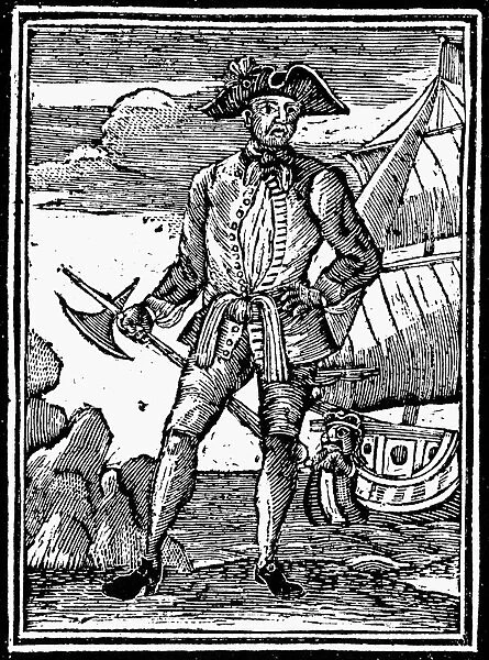 PIRATE: EDWARD ENGLAND. Ne Edward Seegar. English (Irish born) pirate