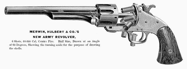 REVOLVER, 19th CENTURY. The New Army Revolver manufactured