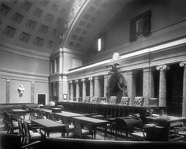 Supreme Court C1925 The Interior Of U S Supreme Court