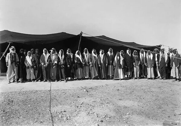 SYRIA: REFUGEES, c1926. Druze chiefs from Jabal al-Druze who revolted against French