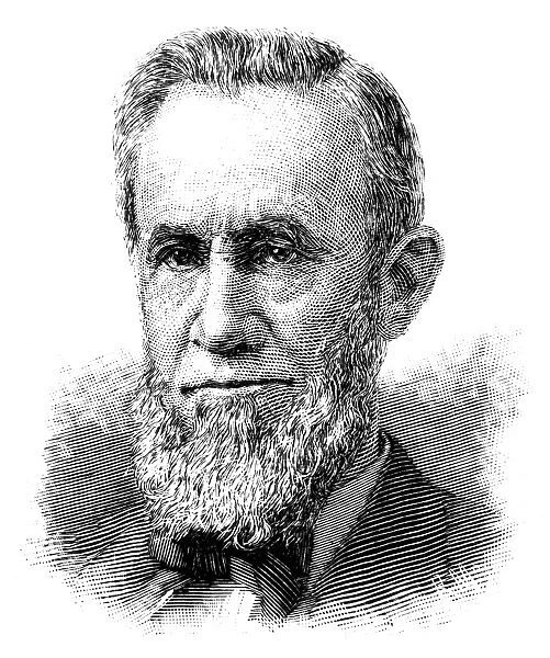 THOMAS COOLEY (1824-1898). American jurist. Wood engraving, 1887