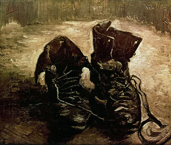 VAN GOGH: BOOTS, 1886. Boots with Laces 