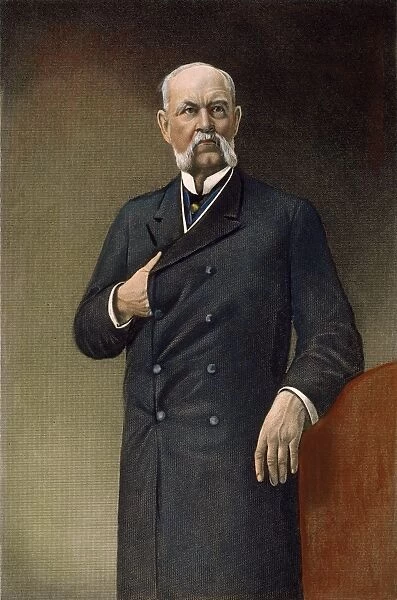 WILLIAM ASTOR (1830-1892). William Backhouse Astor, Jr. American financier and yachtsman. Steel engraving after the painting by Leon Bonnat