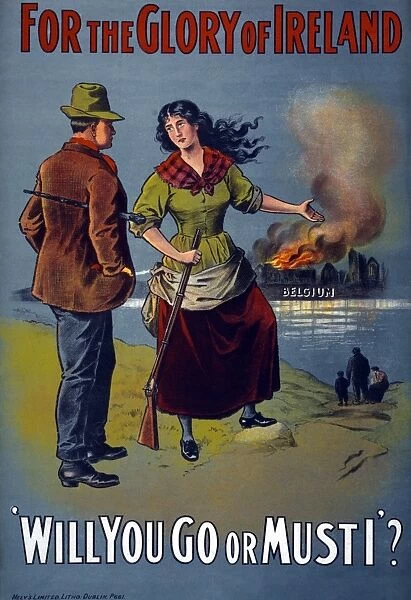 WA46 Vintage WWI Irish Appeal To You War Recruitment Poster Print WW1 A1 A2 A3 