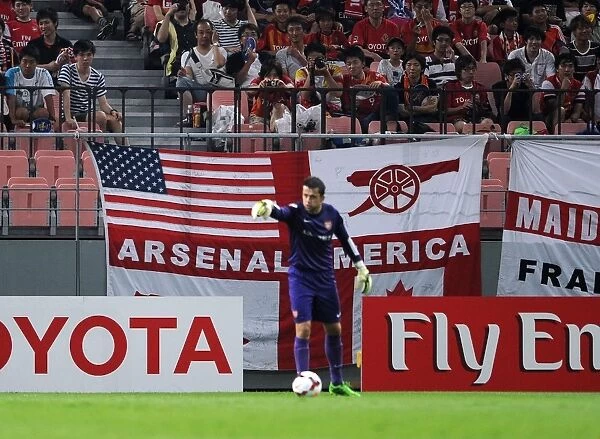 Arsenal America banner. Nagoya Grampus 1: 3 Arsenal. Pre Season Friendly. Arsenal