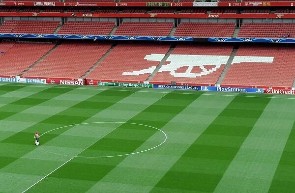 Arsenal's Emirates Stadium: Prepared for Champions League Battle Against Besiktas (2014)