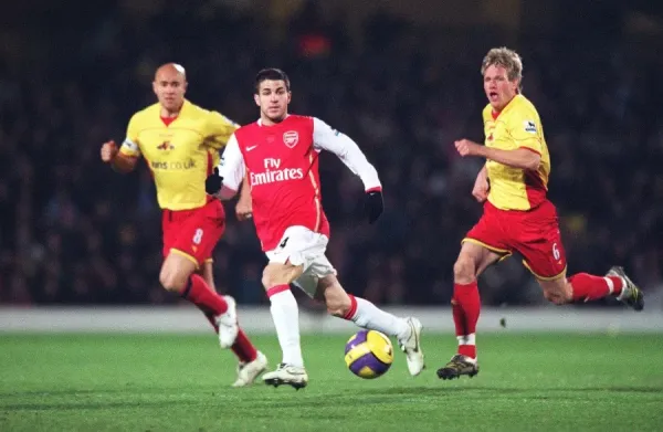 Arsenal FC Print: Cesc Fabregas vs Watford, Art Prints