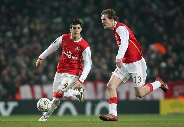 Fabregas and Hleb: Unbeaten Battle at the Emirates - Arsenal vs AC Milan, UEFA Champions League, 2008