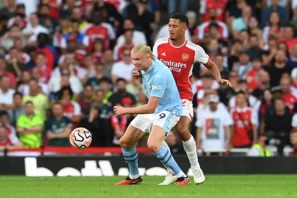 Image William Saliba image beautiful image beautiful image beautiful image beautiful image beautiful image beautiful image beautiful image beautiful image beautiful image beautiful - Haaland vs. Saliba: Clash of Titans Arsenal vs Our beautiful Wall ...