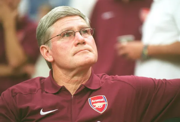 Pat Rice the Arsenal Assistant Manager. Ajax 0: 1 Arsenal