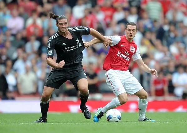 Thomas Vermaelen (Arsenal) Andy Carroll (Liverpool). Arsenal 0: 2 Liverpool