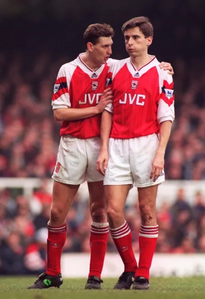 Tony Adams and Alan Smith (Arsenal)