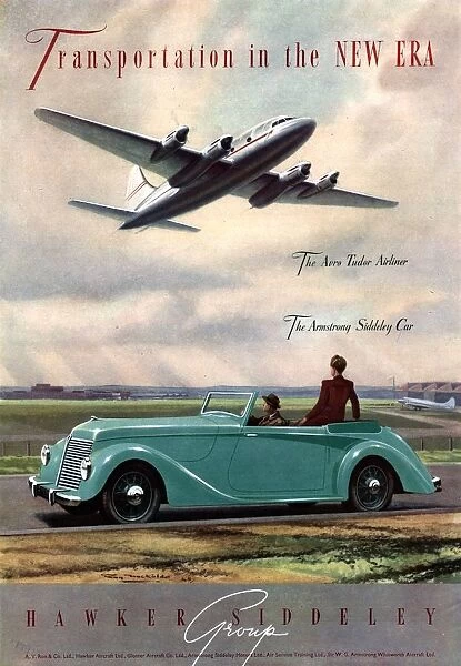 1940s UK aviation hawker siddeley cars aeroplanes air