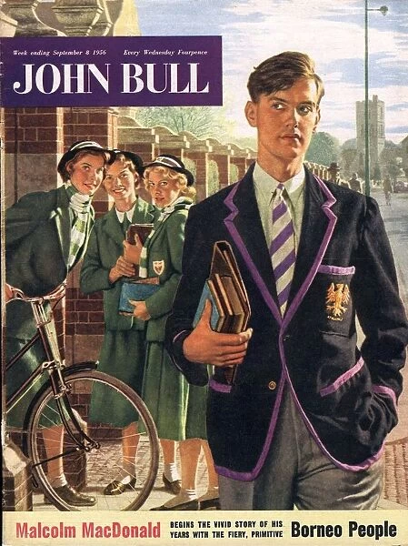 John Bull 1956 1950s UK schools magazines