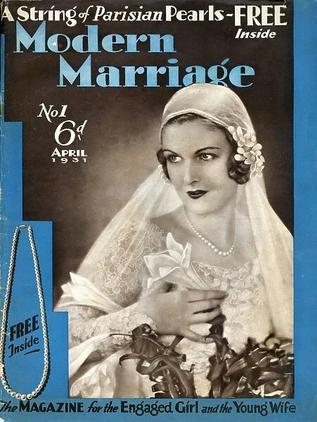 Modern Marriage 1931 1930s UK weddings marriages brides first issue magazines