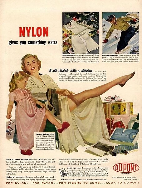 Nylon By Dupont 1940s Usa Nylons Stockings Hosiery Photos Framed