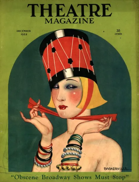 Theatre 1923 1920s USA magazines art deco