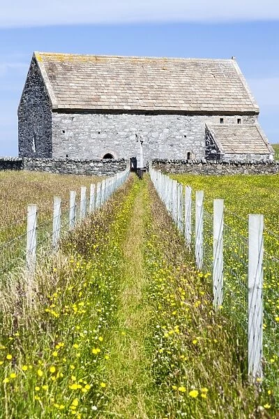 The ancient church of St Moluag in Lewis, Scotland