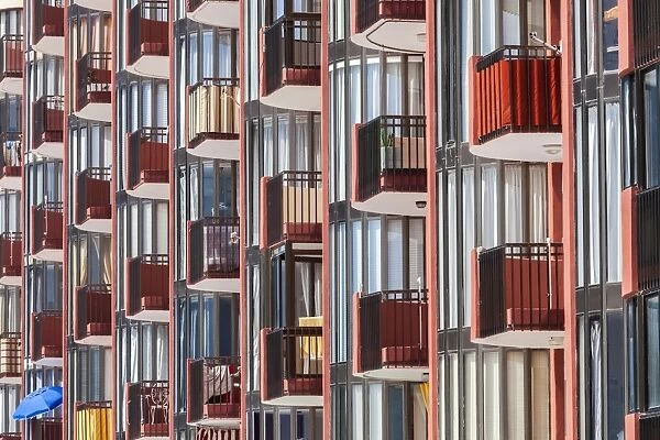 An apartment building in Calp, Spain