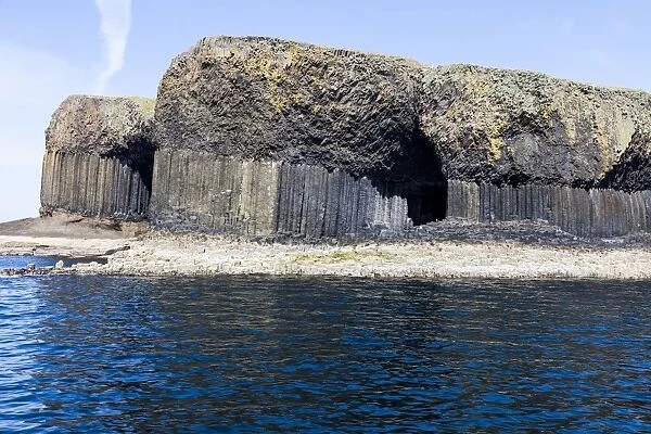 Fingal`s Cave on the island of Staffa in Scotland