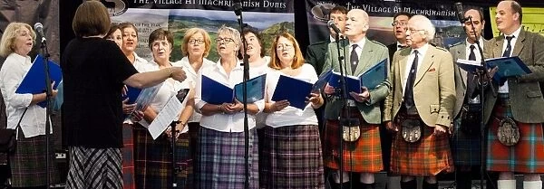Taynuilt Gaelic Choir singing at the Best of the West Festival 2014 in Inveraray, Scotland