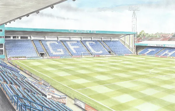 Football Stadium - Gillingham FC - Priestfield Stadium Rainham End