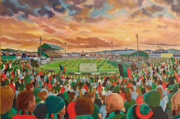 The Oval Stadium Fine Art - Glentoran Football Club