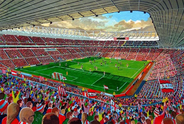 Stadium of Light Fine Art - Sunderland Football Club