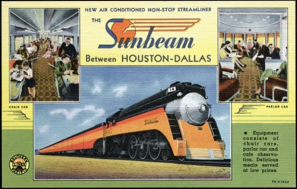 Railroad Laredo Texas A Houston Advertisement For The Sunbeam