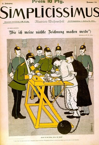Censorship of German Press, 1906