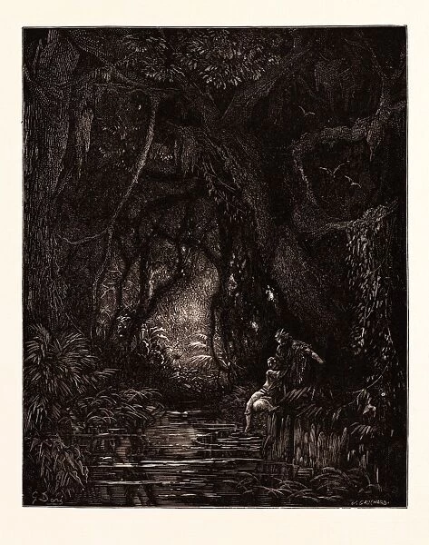 The Deep Mid-Forest, by Gustave Dorafaa