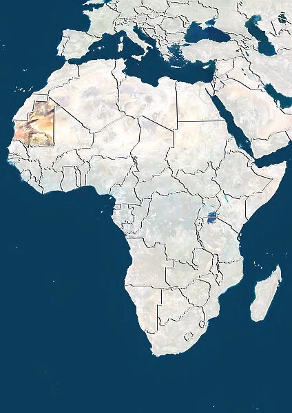 Democratic Republic of Congo, Satellite Image