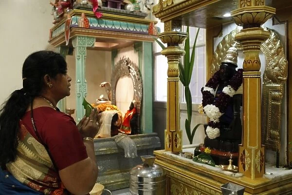 Diwali celebration in a Ganesh temple