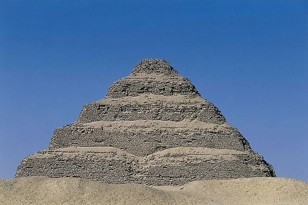 Egypt, Memphis, Saqquara necropolis, pyramid complex of Djoser (Zoser), Pyramid of Djoser