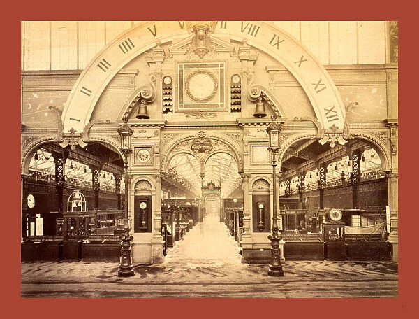 Entrance To The Horological Exhibit In The Palace Of Diverse Industries